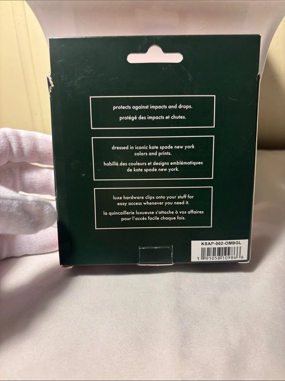 ✨ NIB Kate Spade AirPods Pro Case – Discontinued Ombre Glitter Sunset 🌅